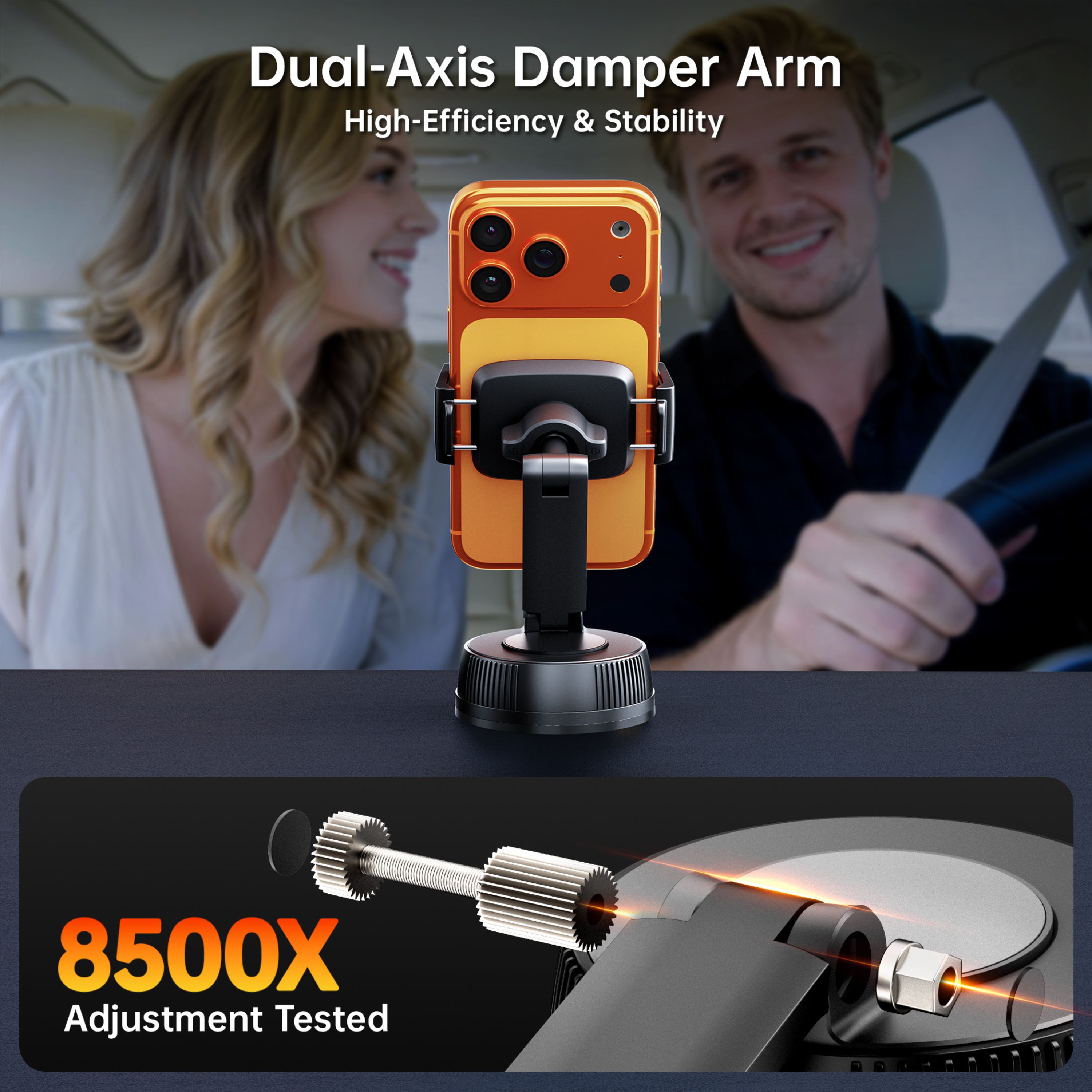 Držák mobilu do auta SWISSTEN s čelisťovým přichycením S-GRIP E1, 49623