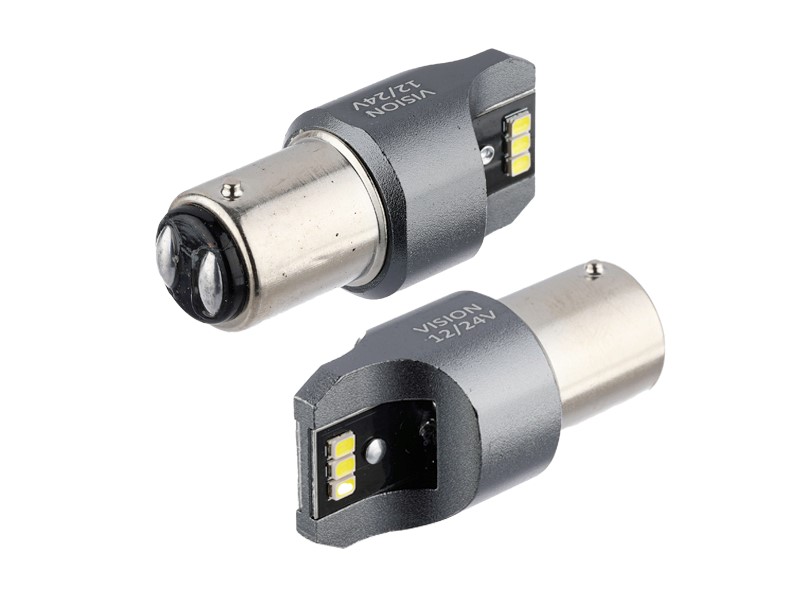 Žárovka LED 12/24V P21/5 6x3020 SMD LED, nonpolar, CAN-BUS, bílá, 58333