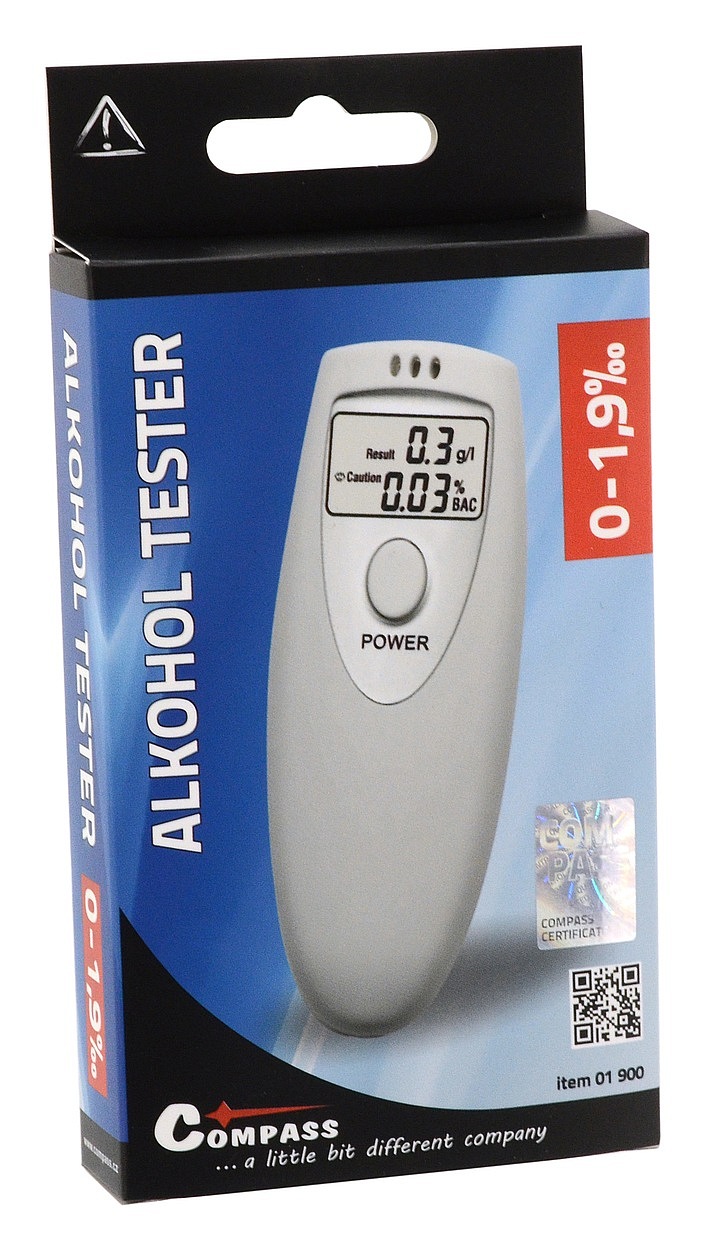 Digitální alkohol tester, 01900