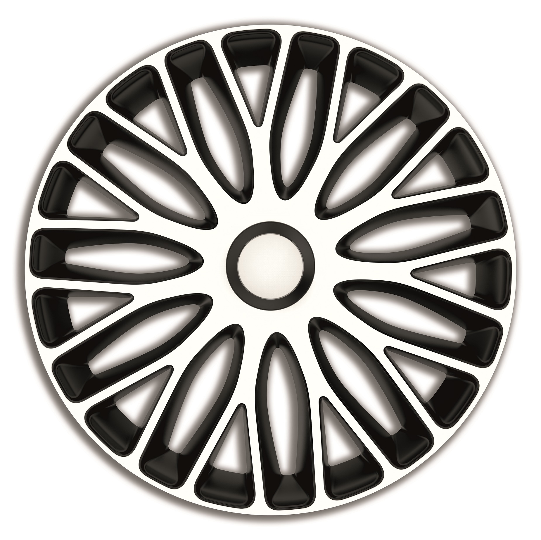 Poklice 14" MUGELLO WHITE BLACK