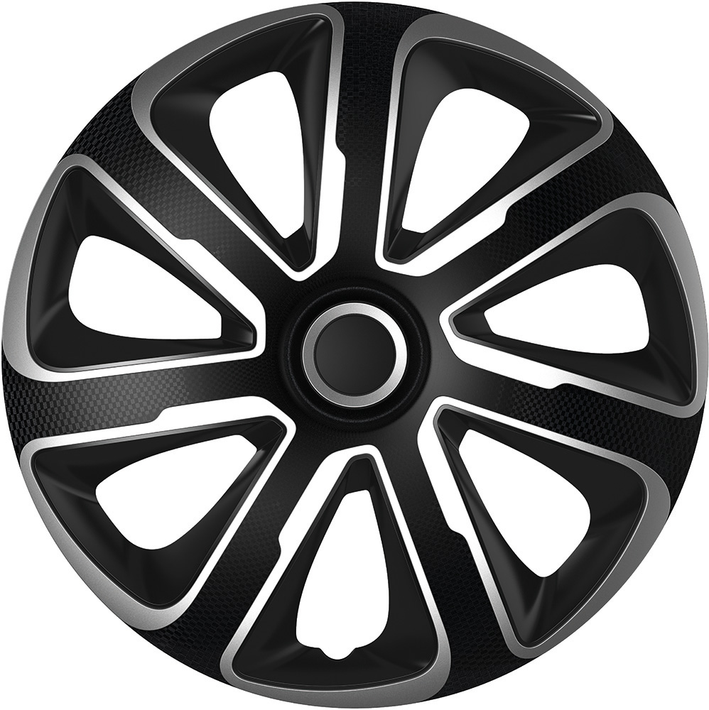 Poklice na kola, kryty kol 16" LIVORNO CARBON SILVER BLACK
