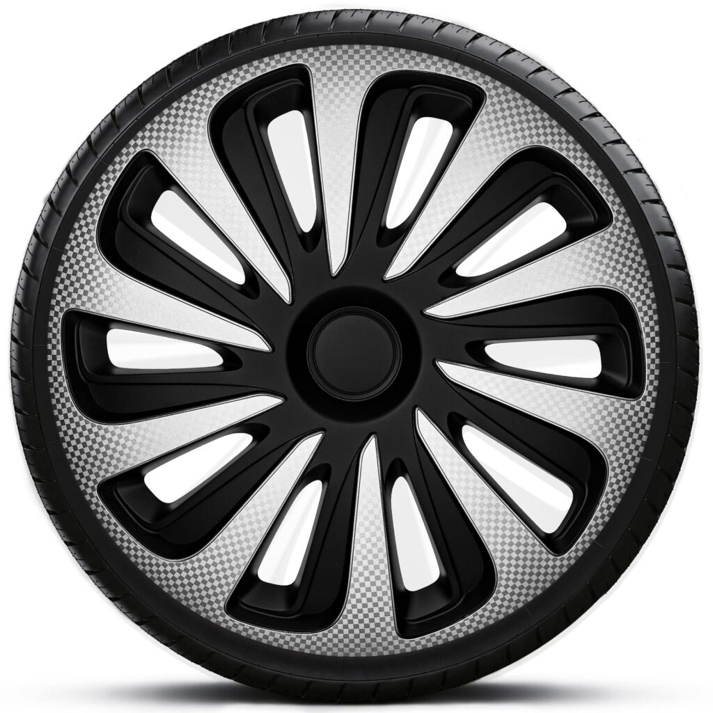 Poklice 13" CALIBER CARBON SILVER/BLACK