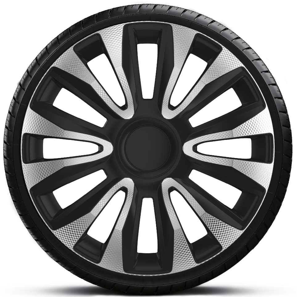Poklice 15" AVALON CARBON SILVER BLACK