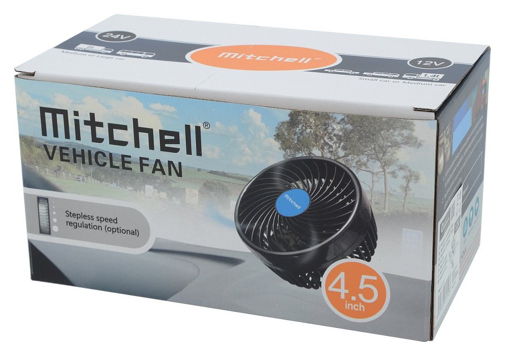 Ventilátor MITCHELL 115mm 24V na přísavku, 07217
