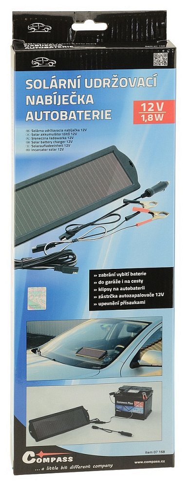 Nabíječka solární 1,8W udržovací, 07168