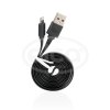 Kabel Apple USB 2.0 s konektorem Lightning 1m, černý, 510710_c