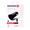 10423 zastrcka swissten s 2x usb vystupem 2 4 a 12 24v s kabelem microusb 44056