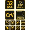 Šroubovák s nástavci a nástroji pro mobilní telefony sada 32ks, VOREL_e