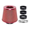 Filtr vzduchový UNI 155x130x120mm, červený, adaptér 60, 63, 70mm, 83150_c