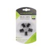 Čepičky ventilků hliníkové, 5 ks, černé, 63477BK_b