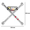 Klíč na kola křížový HEYNER 17-19-21 (13/16")-22mm X-Wheel Wrench PRO, 420000_d