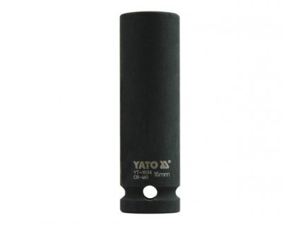 1/2" hlavice 16mm šestihranná prodloužená průmyslová YT-1036 YATO