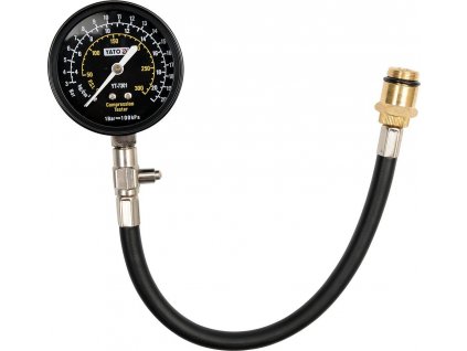 Přístroj na měření kompresního tlaku s hadičkou 21bar YT-7301 YATO