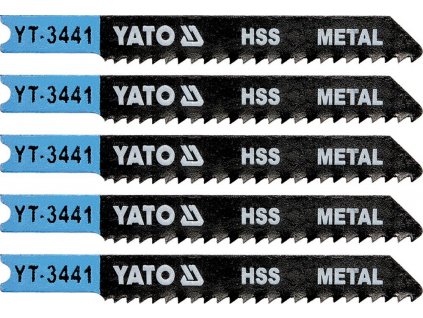 Plátky do přímočaré pily  53mm na ocel 12TPI 5ks YT-3441 YATO