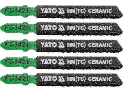 Plátky do přímočaré pily  50mm na PVC keramiku 5ks YT-3421 YATO