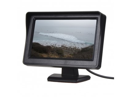 LCD monitor  4,3" černý na palubní desku 117x75x27mm