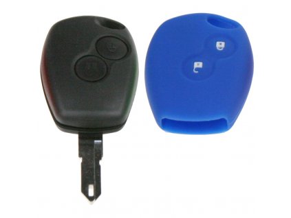 Silikonový obal pro klíč Renault 2-tlačítkový, modrý