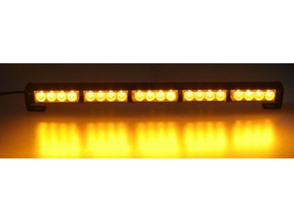 LED světelná alej 20x LED 3W oranžová 580mm ECE R10 R65