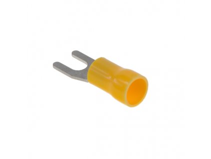 Kabelová vidlička 4,2mm vodič 2,5-6,0mm2 žlutá 100 ks