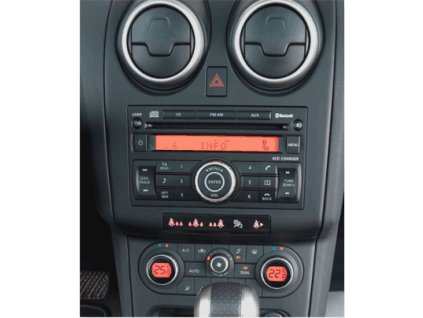 2DIN redukce pro Nissan X-trail 2001-2007