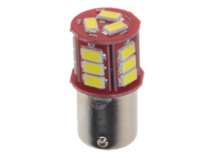 Autožárovka 12-24V BAY15d 18LED-5730SMD bílá