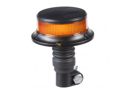 LED maják 12-24V 18x1W oranžový na držák ECE R65 112x140mm