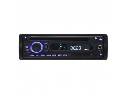 1DIN rádio pro autobusy s DVD/CD, 2x USB, SD, Mikrofon pro průvodce