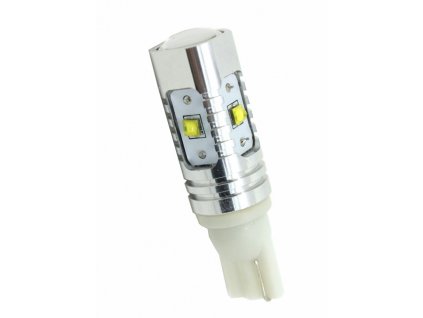 Autožárovka 12-24V T10 25W CREE LED 5x5W bílá