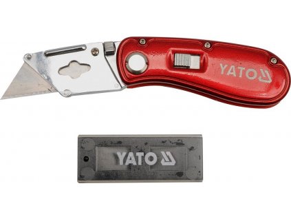 Nůž 33mm s výměnnými břity  5ks zavírací YT-7534 YATO