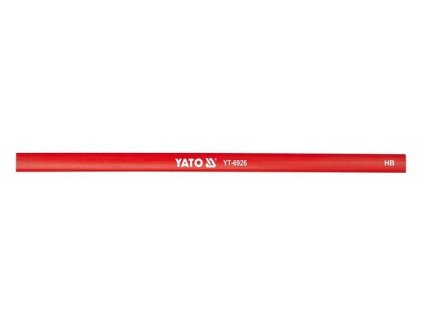 Tesařská tužka červená HB 144ks YT-6926 YATO