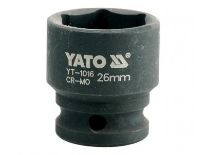 1/2" hlavice 26mm šestihranná  průmyslová YT-1016 YATO