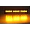 LED světelná alej 12x LED 3W oranžová 360mm ECE R10 R65
