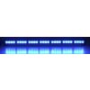 LED světelná alej 28x LED 3W modrá 800mm ECE R10 R65