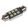 Autožárovka 12V sufit 36mm  6LED-3030SMD bílá