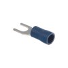 Kabelová vidlička 4,2mm vodič 1,5-2,5mm2 modrá 100ks