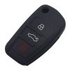 Silikonový obal pro klíč Audi 3-tlačítkový černý