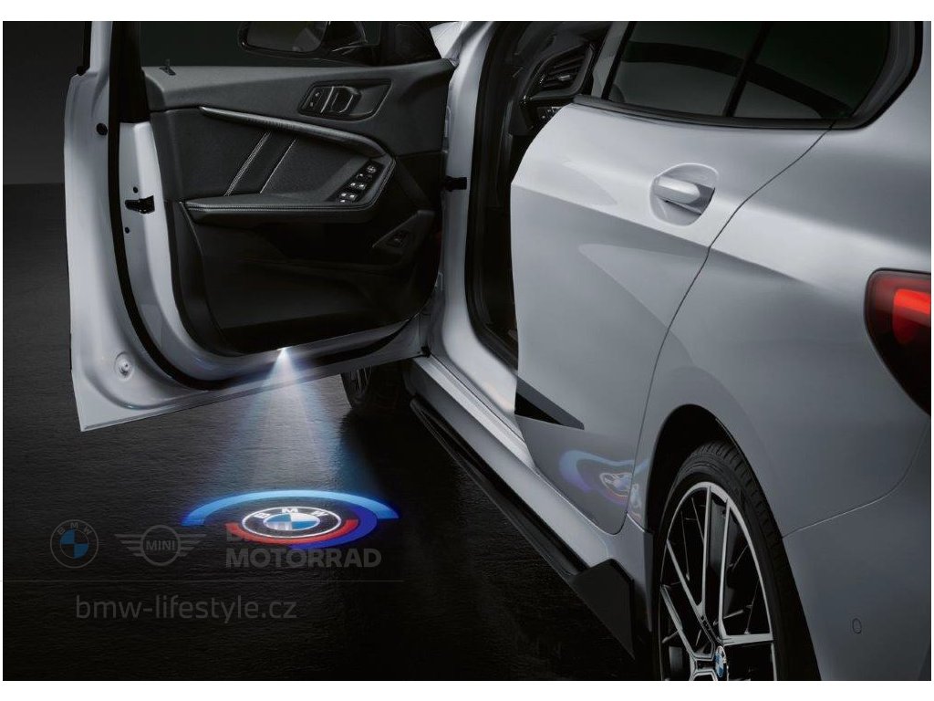Výroční LED dveřové projektory 50 let BMW M - 50mm