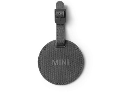 MINI menovka na batožinu sivá