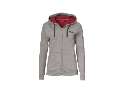 DI21 000020385 Zip Hoodie Make Life a Ride Damen Grau