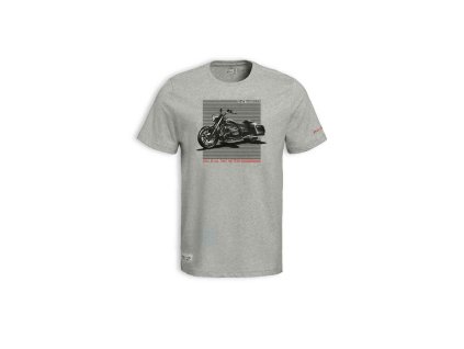 C 47 T Shirt Roctaine Herren Grau Melange 1 S