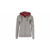 DI21 000020385 Zip Hoodie Make Life a Ride Damen Grau