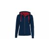 DI21 000020389 Zip Hoodie Make Life a Ride Damen Nachtblau