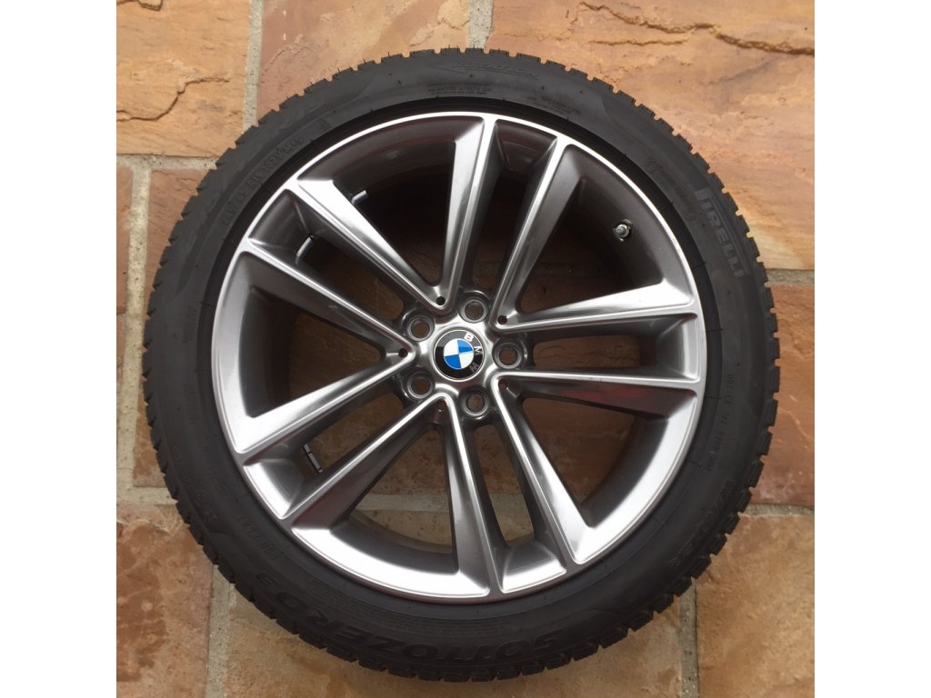 Zimní sada BMW 6 GT G32 a BMW 7 G11 STYLING 630 šedé 8,5x19 5/112 ET25 včetně zimních pneumatik 245/45 R19 102V XL Pirelli Sotto Zero 3 RSC a čidel tlaku RDC