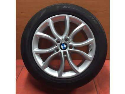 Letní sada alu kola BMW X6 F16 STYLING 594 9x19 5/120 ET48 a ET18 s pneu Pirelli Verde RSC a čidel tlaku RDC