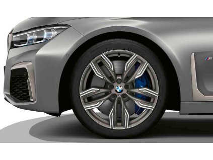 Originální letní sada BMW 7 G11 STYLING M760 v rozměrech 8,5x20 ET25 a 10x20 ET41 včetně pneumatik 245/40 R20 99Y XL a 275/35 R20 102Y XL Pirelli P Zero RSC* a čidel tlaku RDCi