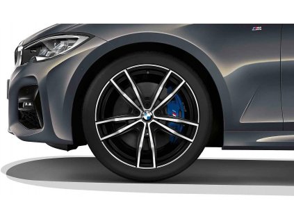 Originální letní sada BMW 3 G20 a BMW 4 G22 STYLING M791 v rozměru 8x19 ET27 a 8,5x19 ET40 včetně pneumatik 225/40 R19 93Y XL a 255/35 R19 96Y XL Eagle F1 Asymmetric 3* RSC a čidel tlaku RDCi