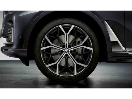 Originální letní sada BMW X7 G07 STYLING M785 v rozměrech 9,5x22 ET32 a 10,5x22 ET43 včetně pneumatik 275/40 R22 107Y XL a 315/35 R22 111Y XL Pirelli P Zero* RSC a čidel tlaku RDCi