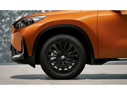 Originální zimní sada BMW X1 U11 STYLING 833 černé v rozměru 7x17 ET 41 včetně zimních pneumatik 205/65 R17 100H XL Pirelli CintuRato Winter 2* a čidel tlaku RDCi