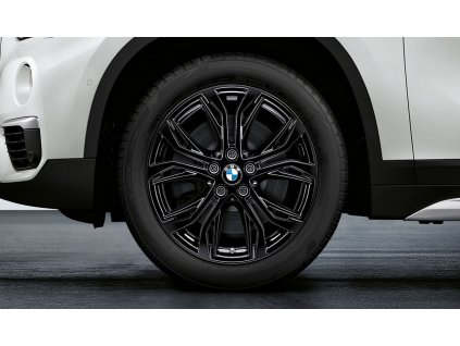 Originální zimní sada BMW X1 F48 a X2 F39 STYLING 566 černá barva v rozměru 7,5x18 ET 51 včetně zimních pneumatik 225/50 R18 95H Pirelli Winter Sottozero 3* RSC a čidel tlaku RDCi