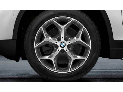 Originální zimní sada BMW X1 F48 a X2 F39 STYLING 569 v rozměru 7,5x18 ET 51 včetně zimních pneumatik 225/50 R18 95H Bridgestone Blizzak LM-001* RSC a čidel tlaku RDCi